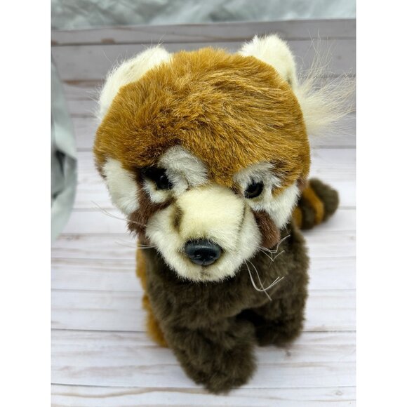 Fiesta Red Panda 12" Plush Realistic Stuffed Animal Striped Tail Cute Toy - Picture 9 of 15